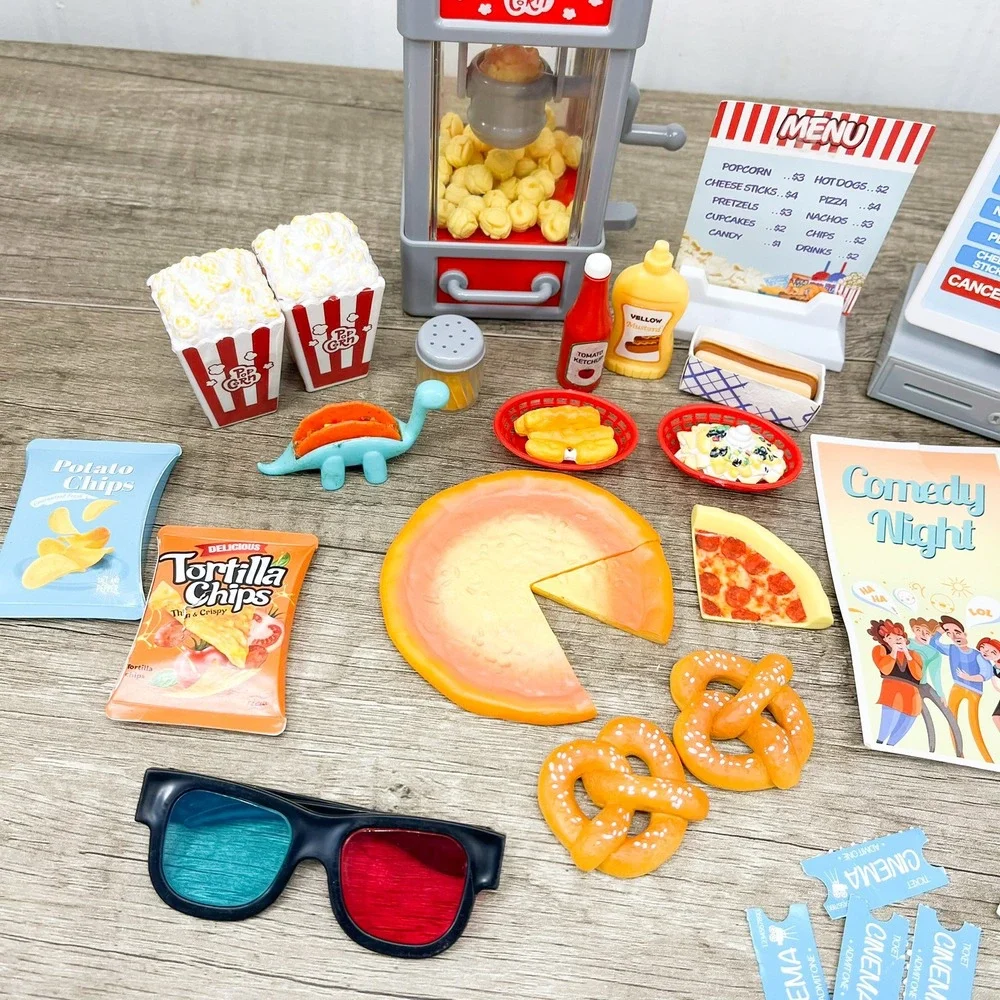 Our Generation Movie Theater Snack Bar Accessory Set for 18 inch Dolls Food Lot